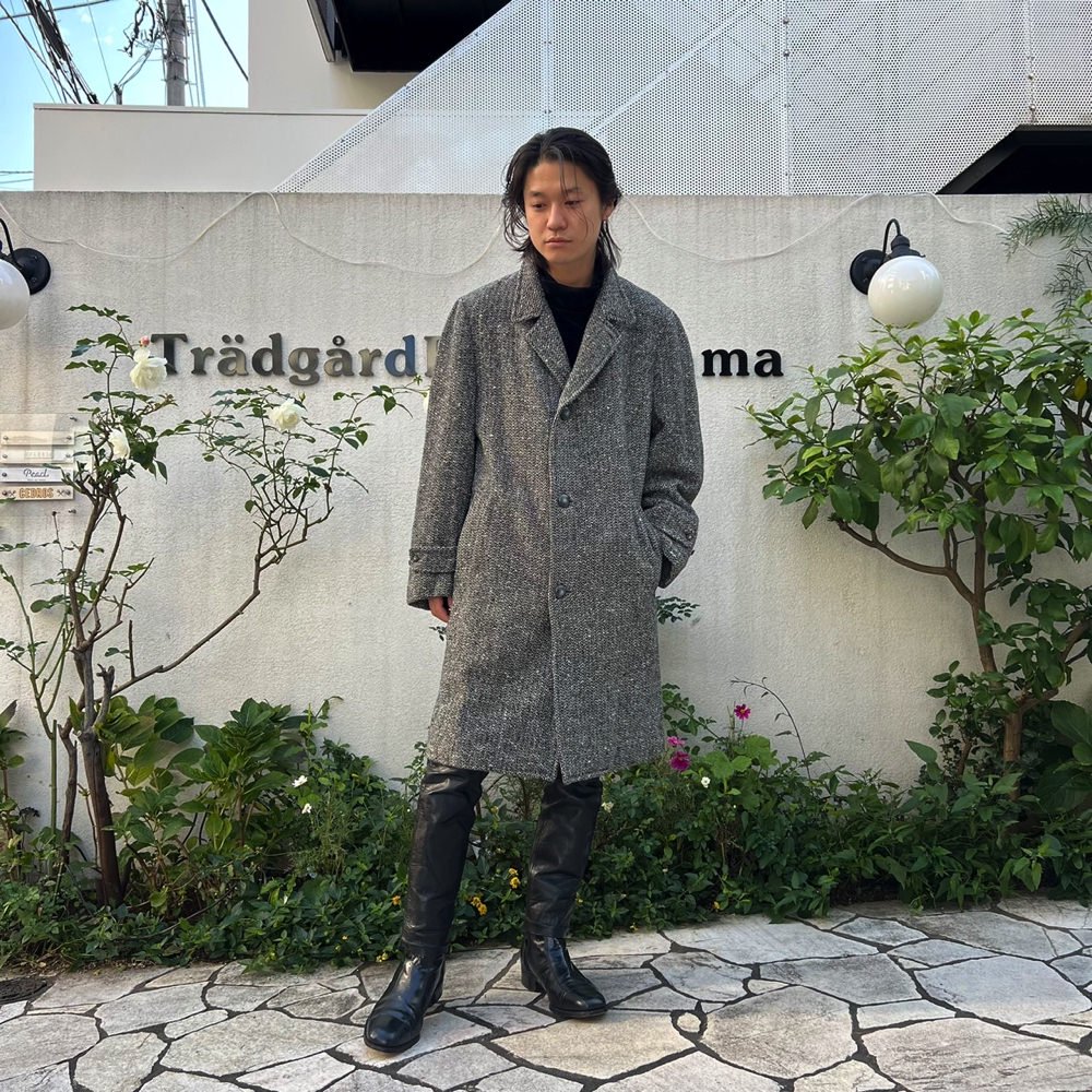 【Being Greenberg Co.】ヴィンテージ ネップツイード テーラードコート【1950's-】Vintage Nep Tweed  Tailored Coat