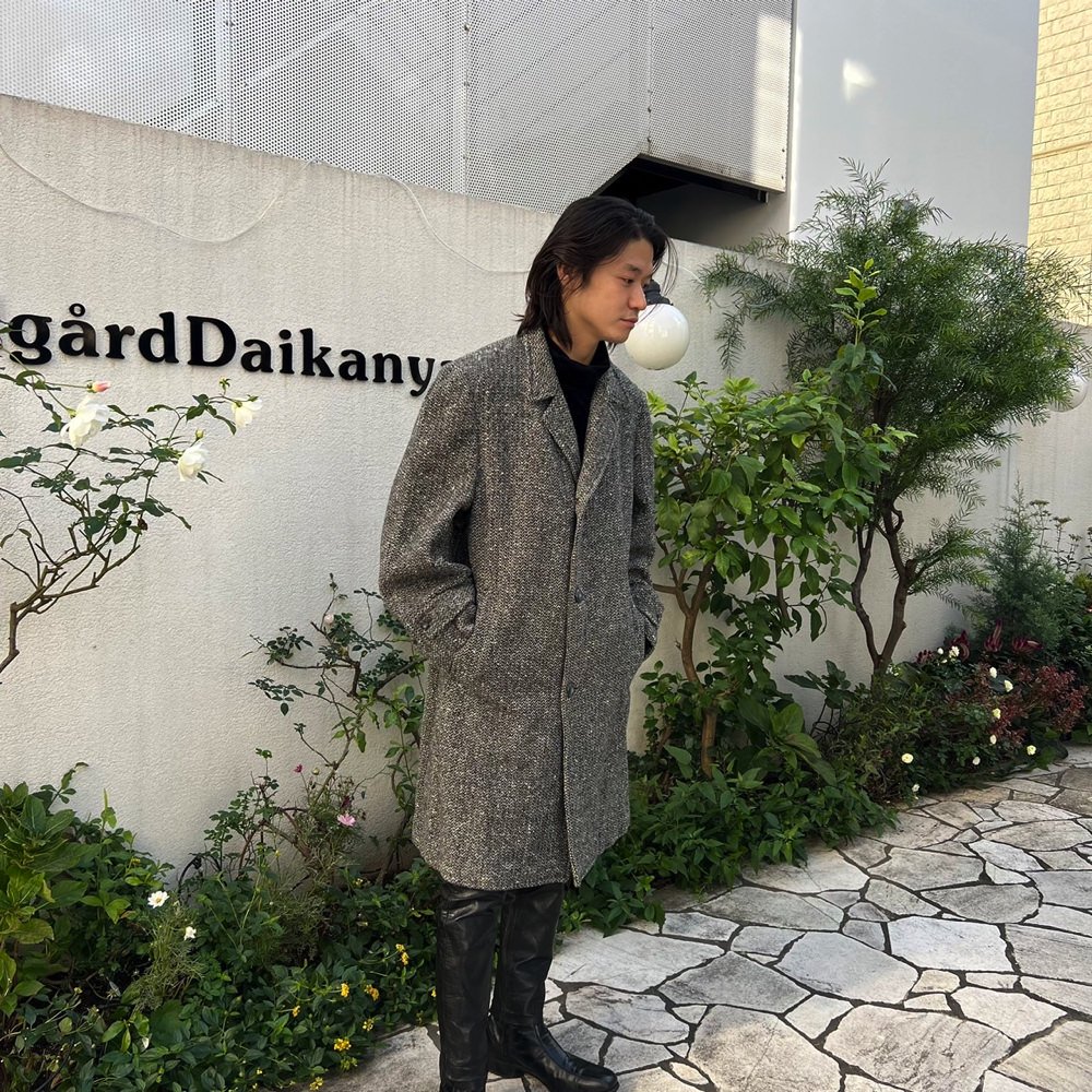 【Being Greenberg Co.】ヴィンテージ ネップツイード テーラードコート【1950's-】Vintage Nep Tweed  Tailored Coat