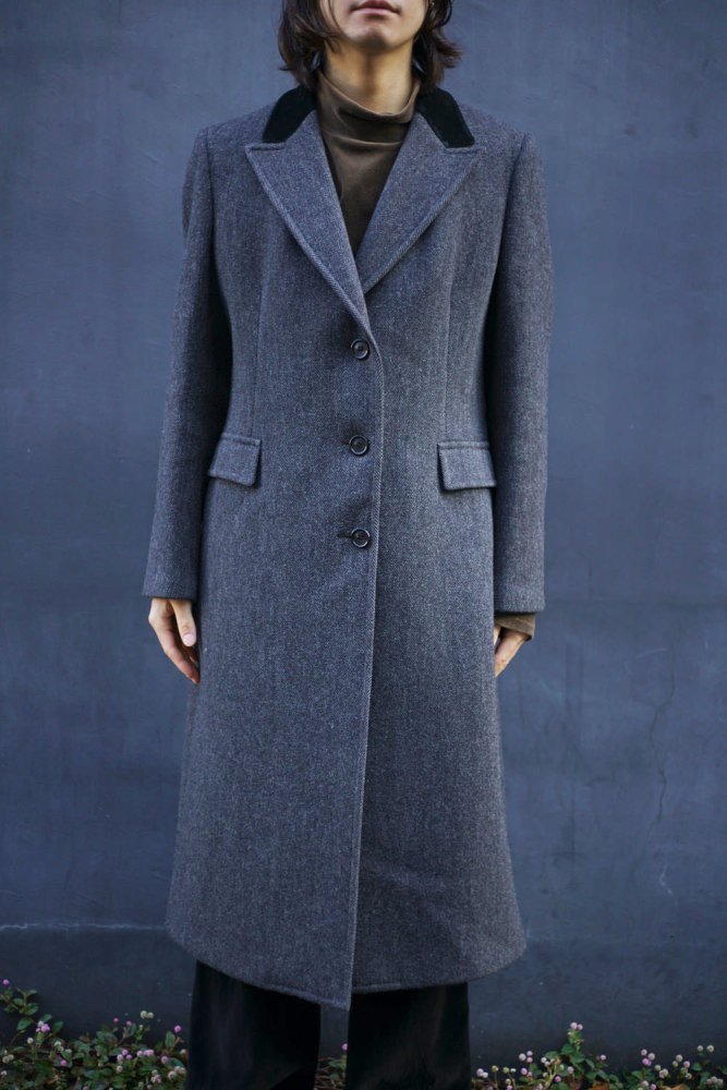 【Brooks Brothers】ヴィンテージ チェスターフィールド ツイードコート【1970's-】Vintage Tailored Wool  Coat