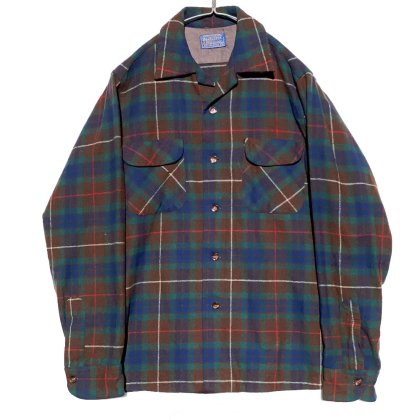 古着 通販　ペンドルトン【PENDLETON】ヴィンテージ オープンカラー ウールシャツ【1950's-】Vintage Wool Shirt