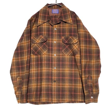 古着 通販　ペンドルトン【PENDLETON】ヴィンテージ オープンカラー ウールシャツ【1970's-】Vintage Wool Shirt