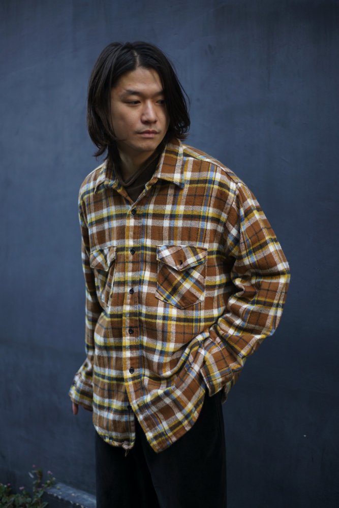 【FROSTPROOF - Made In USA】ヴィンテージ コットンネルシャツ【1980's-】Vintage Cotton Nel Shirt