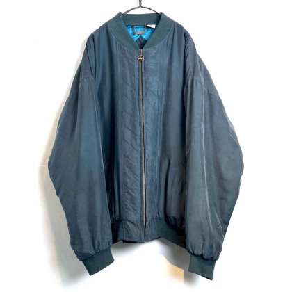  ΡGABICCIۥơ 륯㥱å ֥륾1990's-Vintage All Silk Bomber Jacket