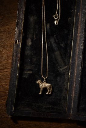  ΡBritish vintage dog motif silver necklace ơ С ɥå 㡼 ͥå쥹 