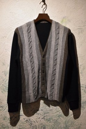  Ρus 1960s~ acrylic cable cardigan