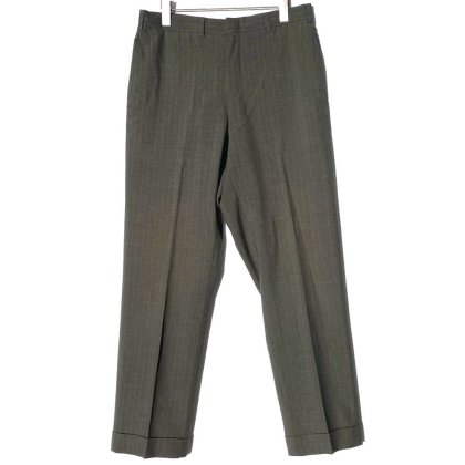 古着 通販　ヴィンテージ ストライプ ウールトラウザーズ ペグパンツ【1960's-】Vintage Wool Peg Pants W-32