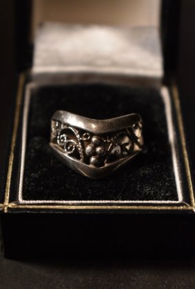  Ρvintage silver filigree ring ơ С եꥰ꡼  