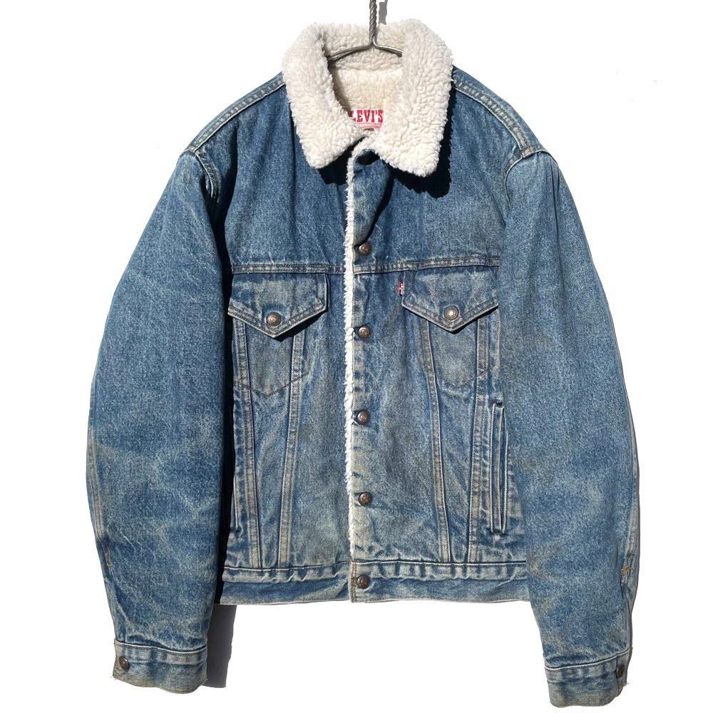 リーバイス【Levi's 70608-0216 Made In USA】ヴィンテージ ボアライナー デニムジャケット【1980's-】Vintage  Boa Denim Jacket