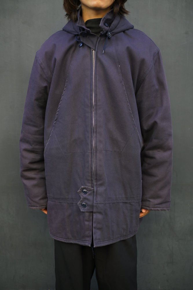 【WORK KING - Made In Canada】ヴィンテージ ファーライニング ダック地フルジップパーカー【1980's-】Vintage  Duck Active Jacket