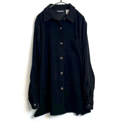  ΡSAG HARBORۥơ եɥġ1990's-Vintage Fake Suede Shirt