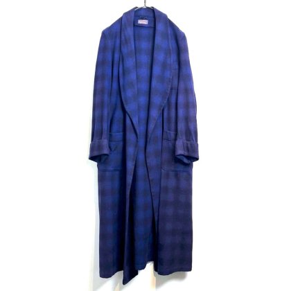古着 通販　ペンドルトン【PENDLETON】ヴィンテージ オンブレチェック ウールガウン【1940's-】Vintage Wool Robe