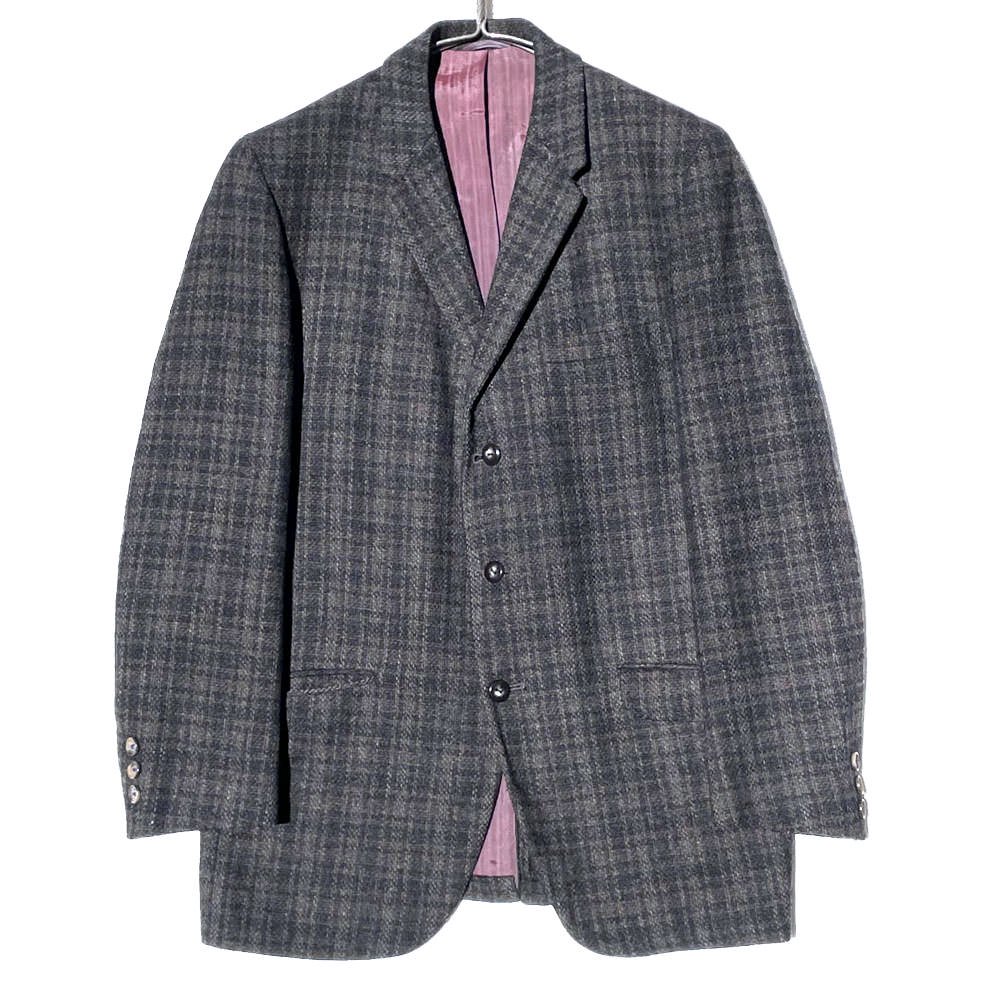 【THE CRESCENT】ヴィンテージ チェックパターン テーラード ウールジャケット【1960's-】Vintage Tailored Jacket