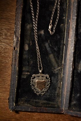 古着 通販　British 1893s silver fob necklace