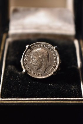 古着 通販　British 1931s coin ring