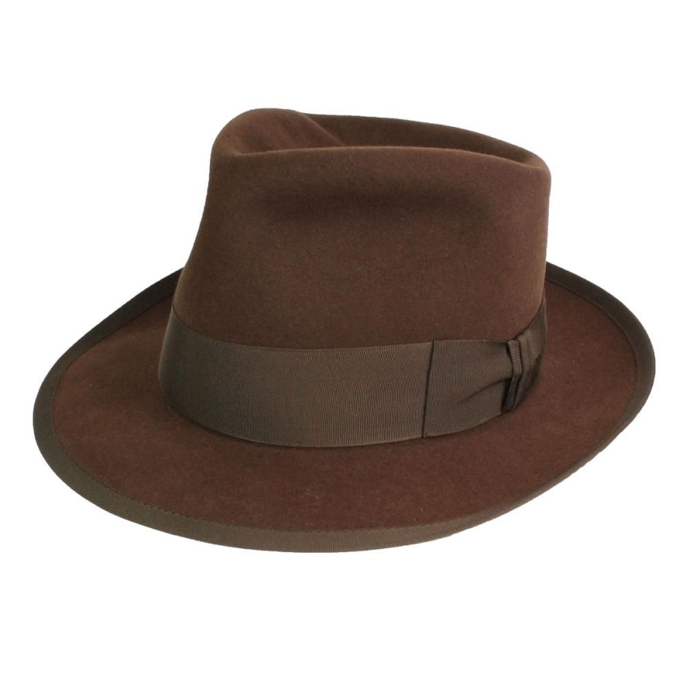 ステットソン ウィペット ヴィンテージ フェドラ ハット【Royal Stetson Whippet】【1950's-】7 1/8 D.Brown