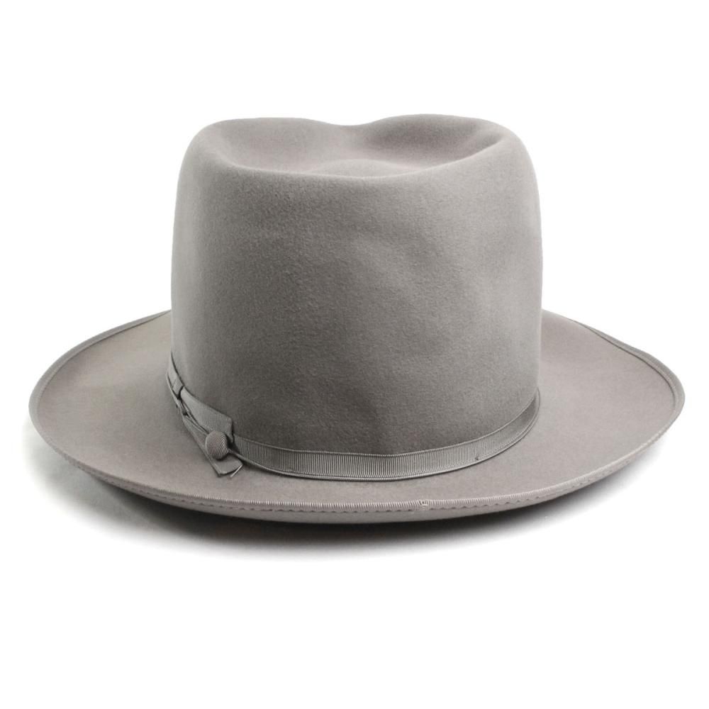 ボルサリーノ ヴィンテージ フェドラ ハット【Borsalino ALESSANDRIA】【1950s-】Gray 7 1/4 US