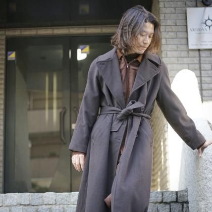 STEVE SEARLE】ダブルブレスト チェスターフィールド カシミアブレンド