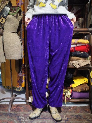 古着 通販　Purple Velvet Pants