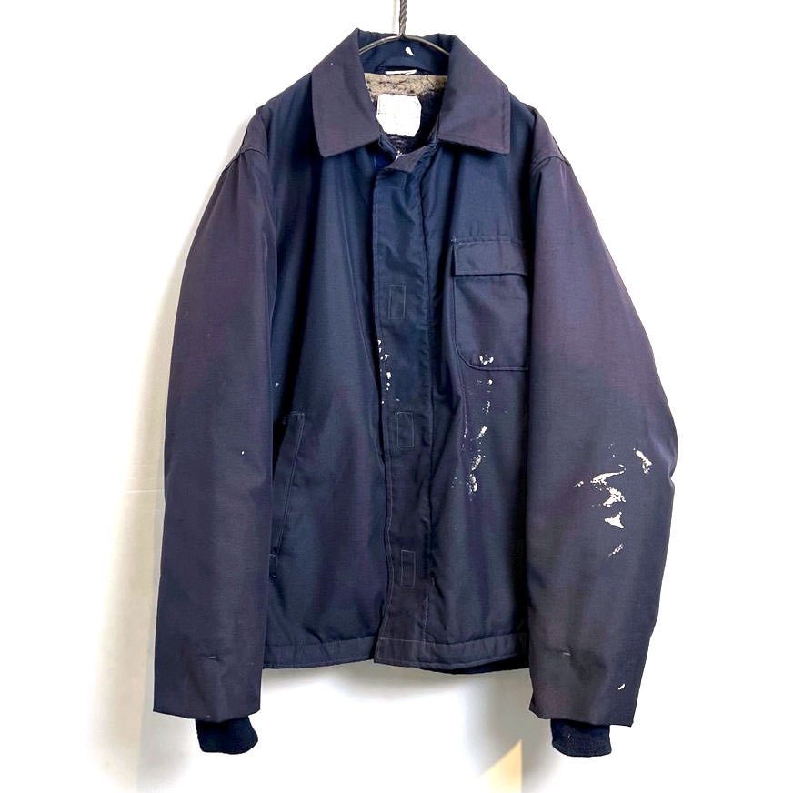 【U.S.NAVY】ヴィンテージ アラミド デッキジャケット ステンシル ボアライニング【1980's-】Vintage Deck Jacket