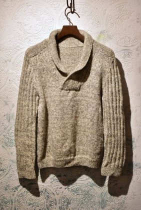  Ρus 1960s shawl collar wool sweater