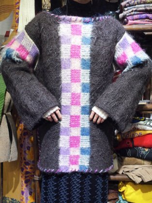 古着 通販　“Made in ITALY” Checker Mohair Sweater