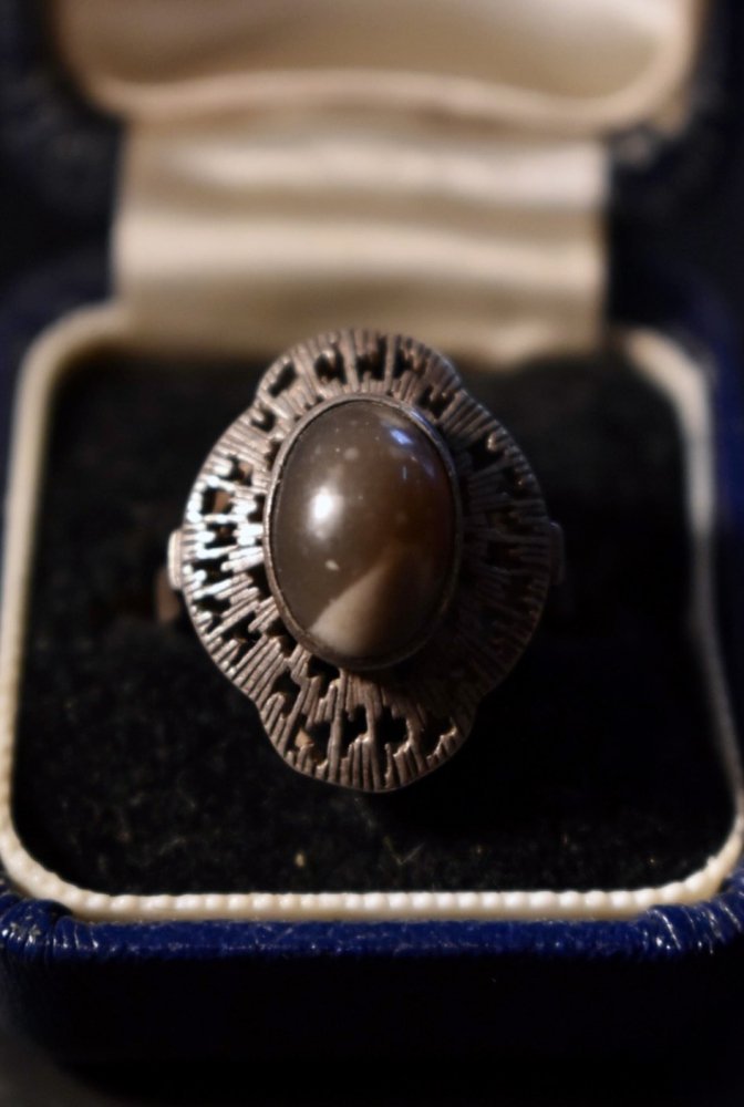 ヴィンテージ シルバー ストーン リング sterling silver 925 ring Vintage silver × stone  ring RUMHOLE beruf Online Store 公式通販サイト