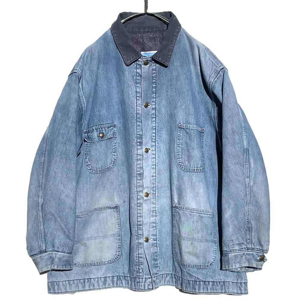 【Sears Work Leisure】ヴィンテージ ブランケット付き カバーオール デニムジャケット【1970's-】Vintage Denim  Coverall Jacket