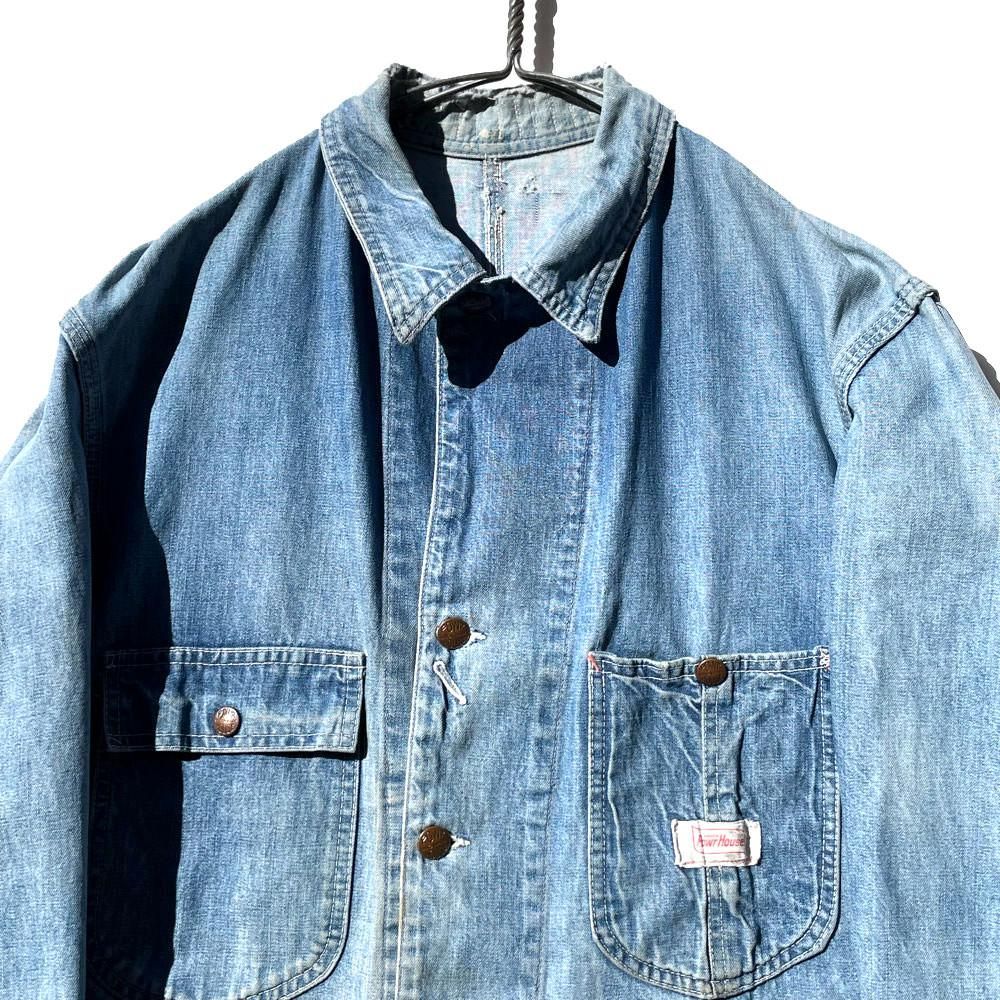 【Power House】ヴィンテージ カバーオール デニムジャケット【1960's-】Vintage Denim Coverall Jacket