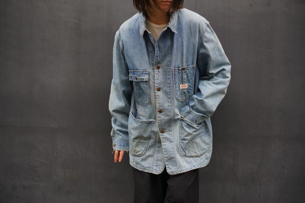 【Power House】ヴィンテージ カバーオール デニムジャケット【1960's-】Vintage Denim Coverall Jacket