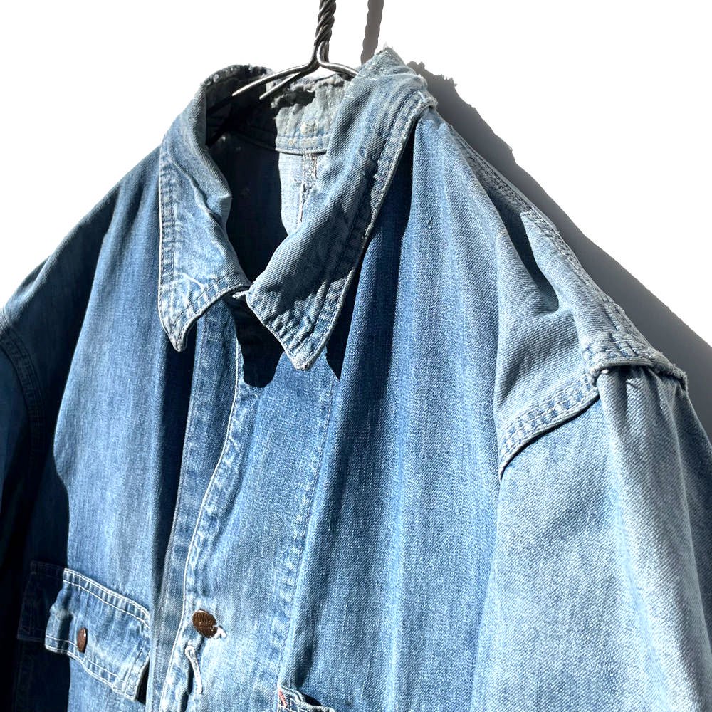 【Power House】ヴィンテージ カバーオール デニムジャケット【1960's-】Vintage Denim Coverall Jacket