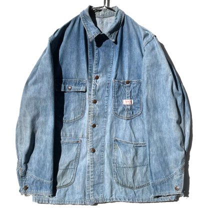  ΡPower Houseۥơ С ǥ˥ॸ㥱åȡ1960's-Vintage Denim Coverall Jacket