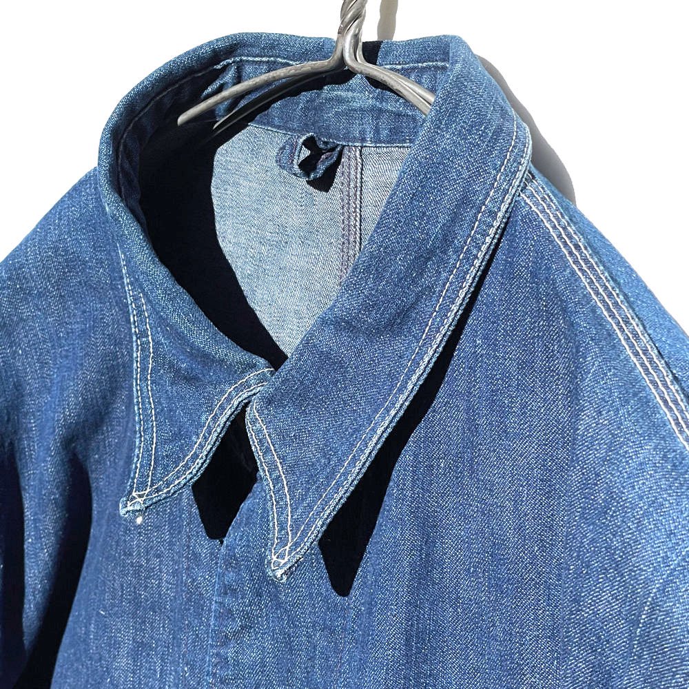 【Workmaster】ヴィンテージ カバーオール デニム ジャケット【1940's-】Vintage Denim Coverall Chore  Jacket