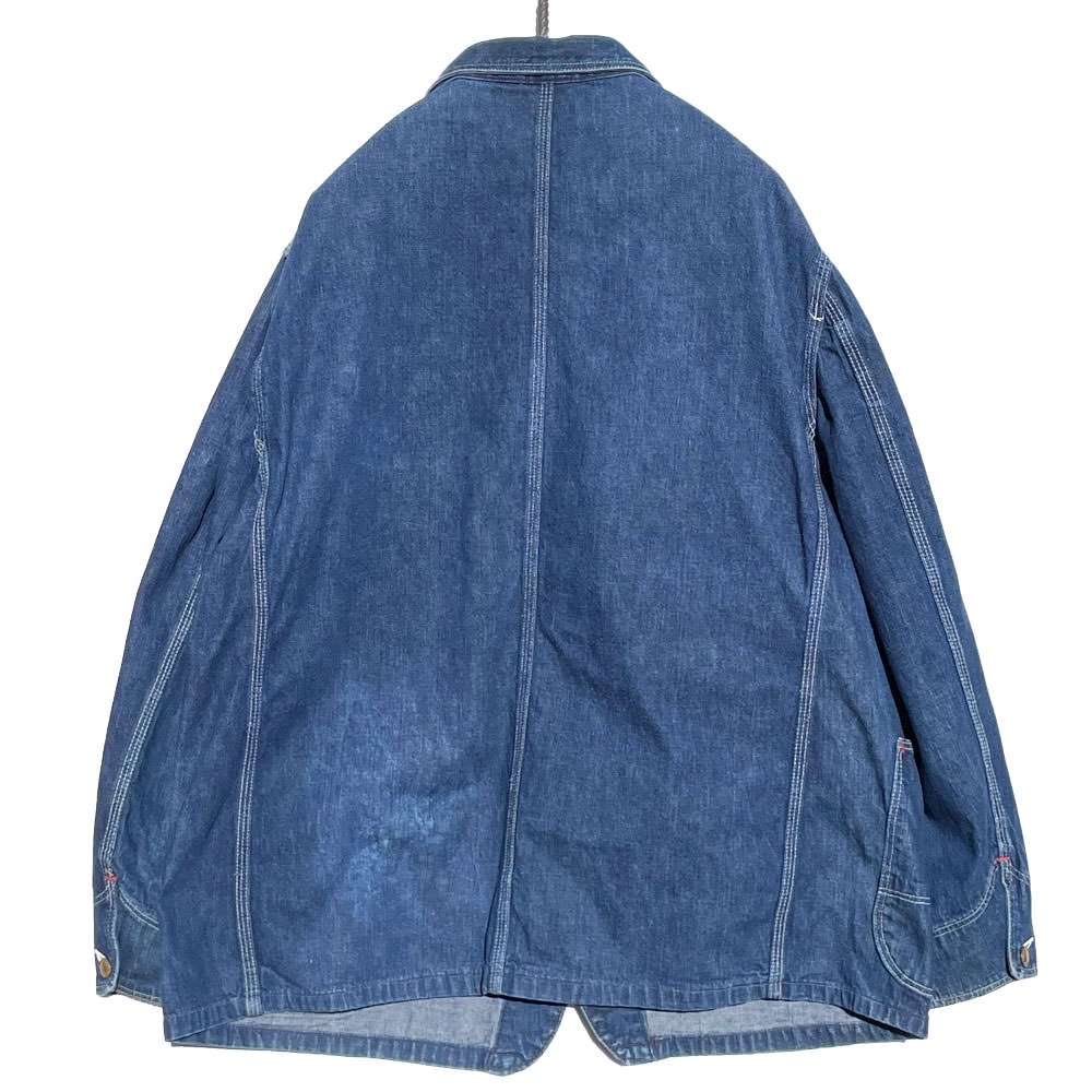 【Workmaster】ヴィンテージ カバーオール デニム ジャケット【1940's-】Vintage Denim Coverall Chore  Jacket
