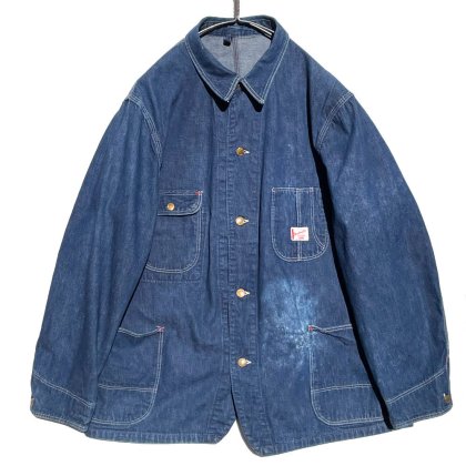  ΡWorkmasterۥơ С ǥ˥ 㥱åȡ1940's-Vintage Denim Coverall Chore Jacket