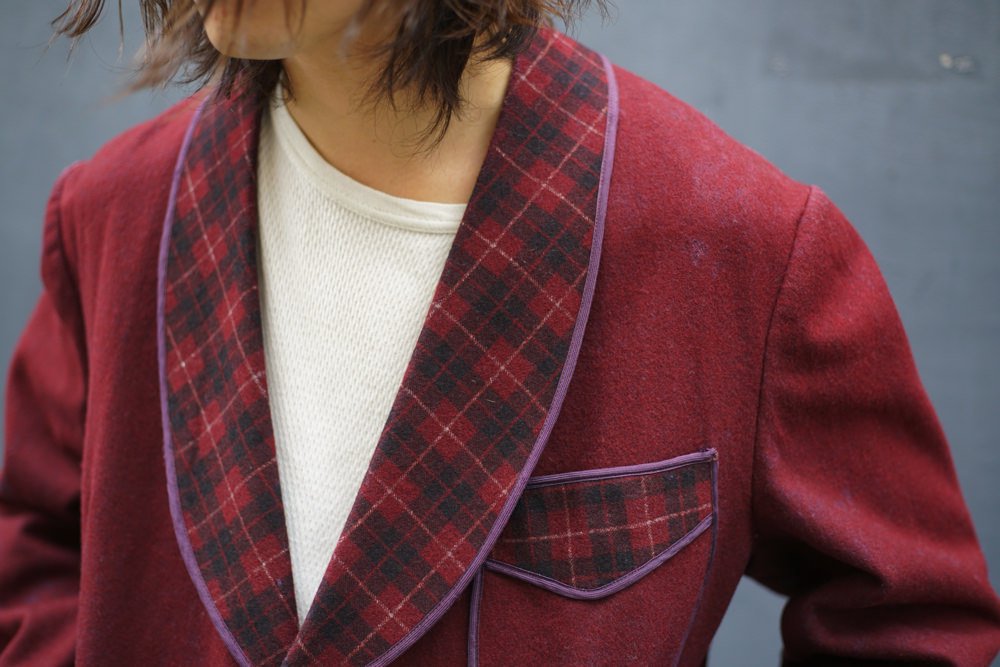 【STATE-O-MAINE】ヴィンテージ スモーキングジャケット【1940's-】Vintage Smoking Jacket