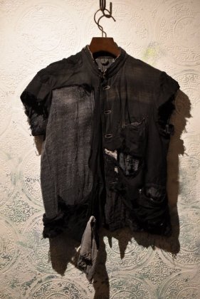  ΡJapanese 1940s grunge sleeveless jacket