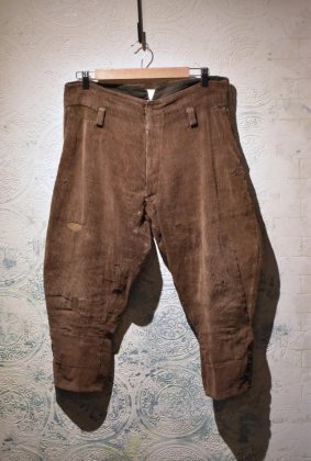 古着 通販　Japanese 1930s corduroy jodhpurs pants