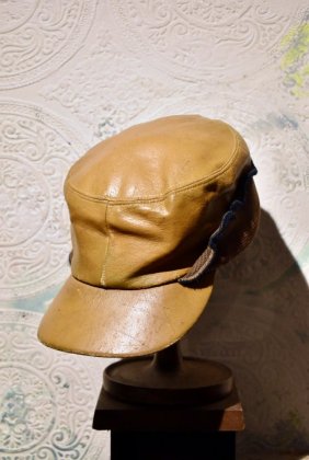 古着 通販　us 1960s~ leather cap