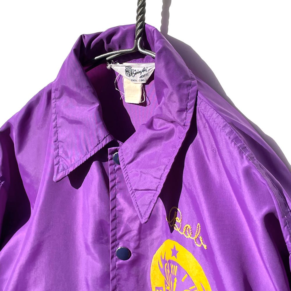 【B.P.O.E Elks】ヴィンテージ フリーメイソン コーチジャケット【1970's-】【Swingster - Made In  USA】Vintage Coach Jacket