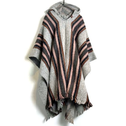  Ρơ ᥭ ֥󥱥å ݥ1970's-Vintage Mexican Vintage Blanket Poncho