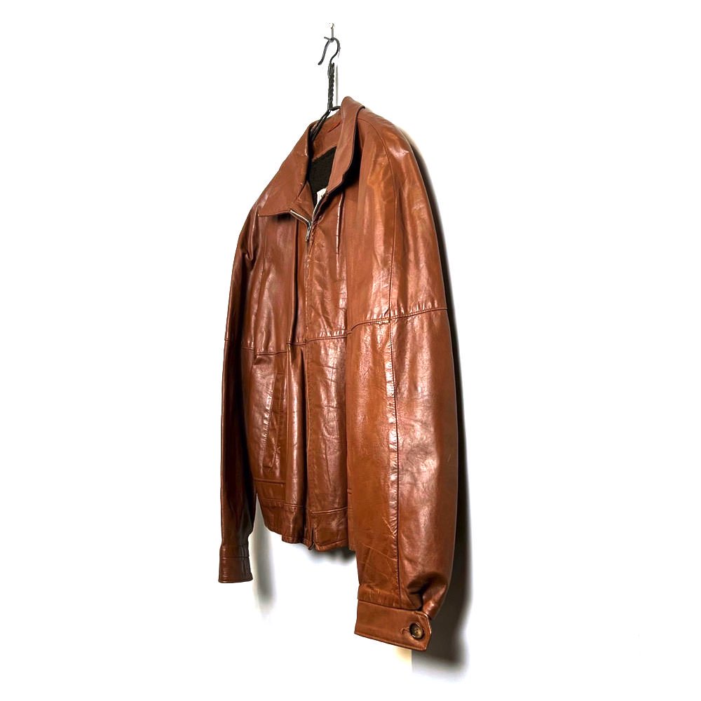 8,294円vintage レザージャケット　leather jacketライナー付き