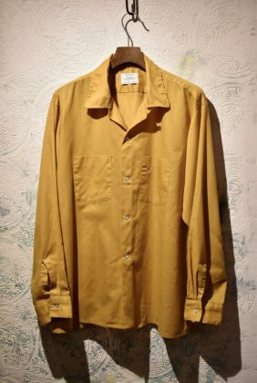  Ρus 1960~70s open collar shirt