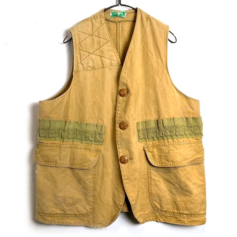 【JC Higgins】ヴィンテージ ハンティングベスト【1950's-】Vintage Hunting Vest