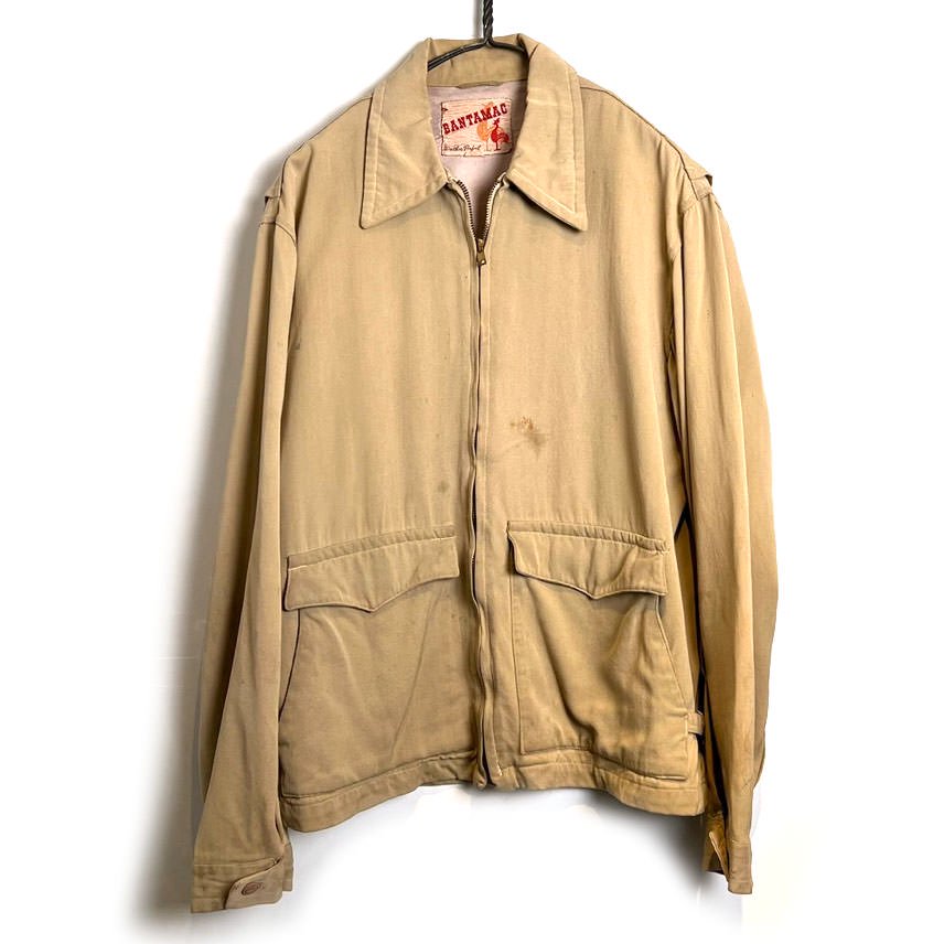 【BANTAMAC】ヴィンテージ レーヨン ギャバジンジャケット【1960's-】Vintage Rayon Gabardine Jacket