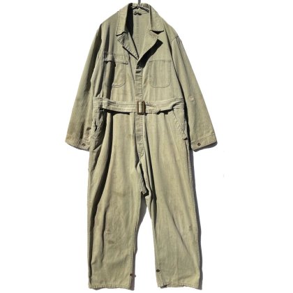  ΡU.S.ARMYۥơ HBT ߥ꥿꡼ 륤 ץġ1940's-Vintage Herringbone Twill All In One