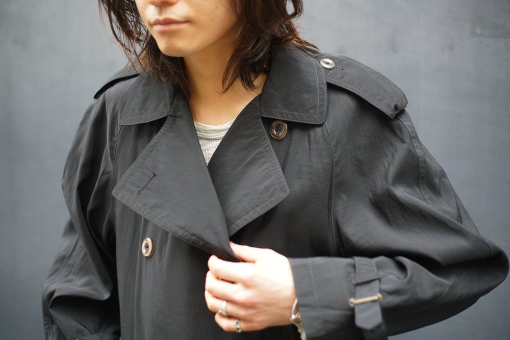 ヴィンテージ ナイロントレンチコート【1980's-】Vintage Trench Coat