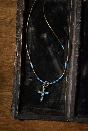  ΡVintage silver  turquoise cross necklace ơ С   ͥå쥹 
