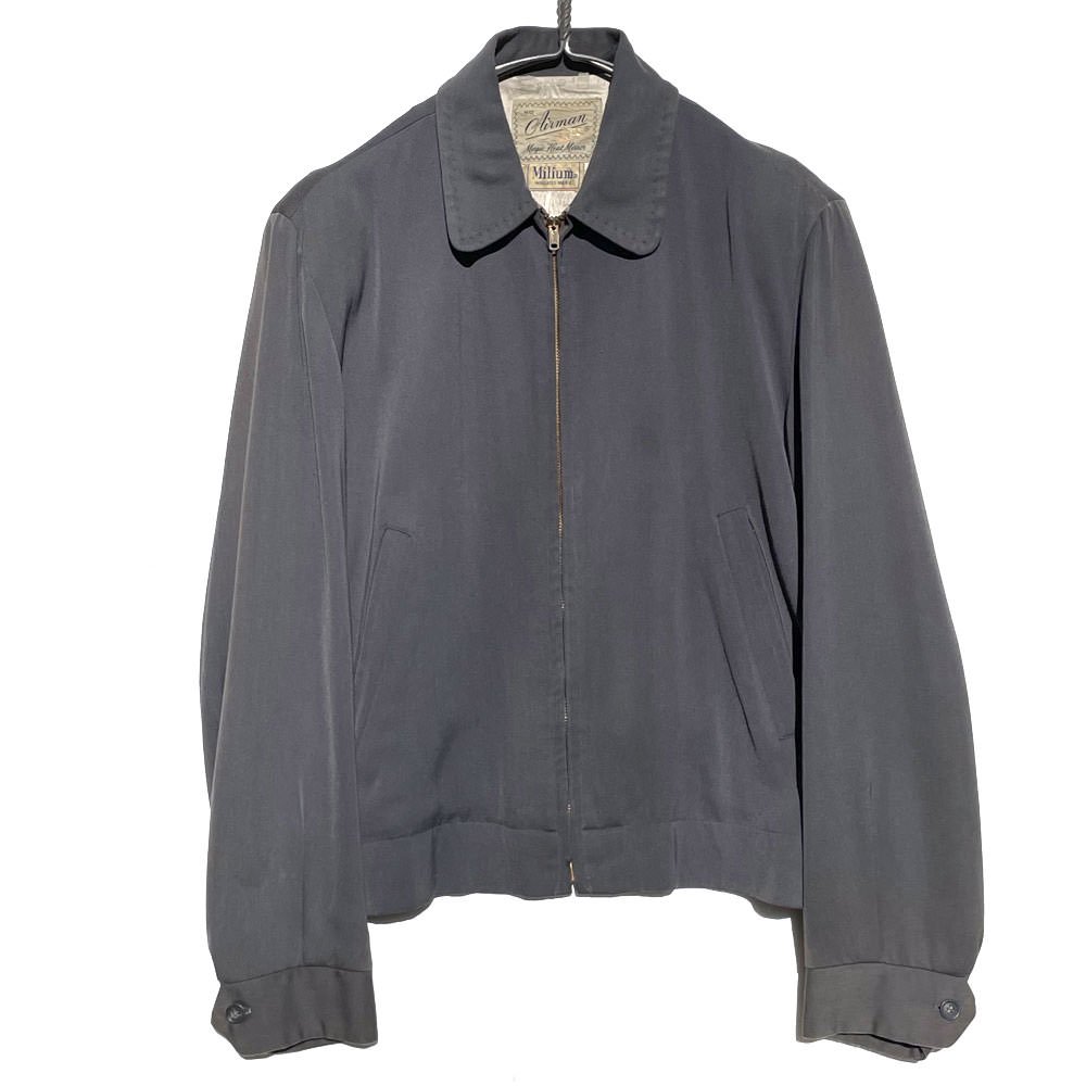 【Airman】ヴィンテージ レーヨンギャバジン ドリズラージャケット ギャバジャン【1950's-】Vintage Gabardine Jacket