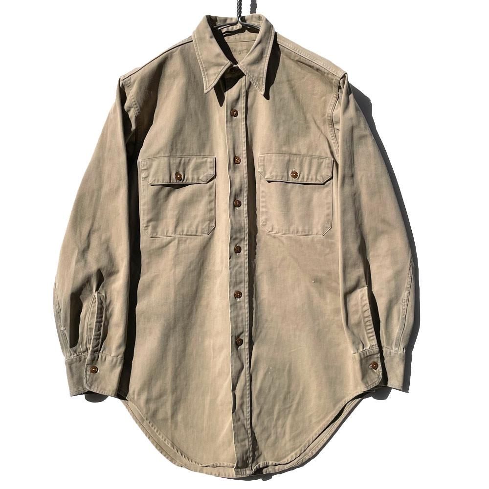 U.S.ARMY】ヴィンテージ チノシャツ【1950's-】Vintage Military Chino