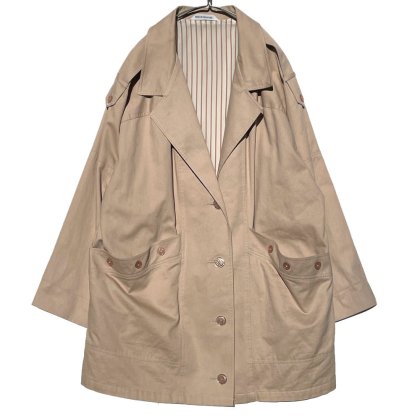 古着 通販　ヴィンテージ ドロップショルダー コットン ショートコート【1980's-】Vintage Short Coat